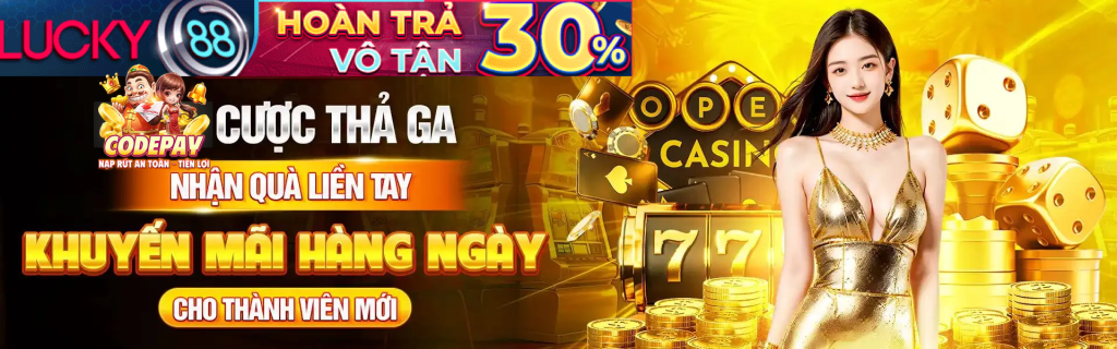 Banner EV88: Trải nghiệm Slots Lucky88 đỉnh cao